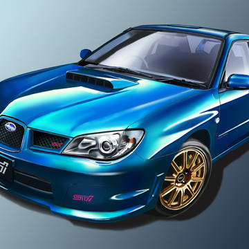 SUBARU　IMPREZA　習作