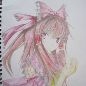 茨乃様の博麗霊夢を模写させて頂きました！