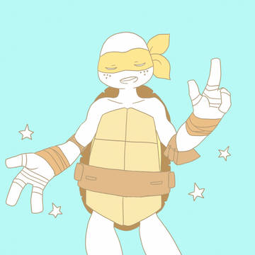 亀らくがき