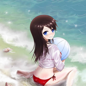 夏天~海邊~陽光~比基尼美少女(這才是重點阿!!)