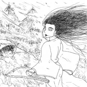 【妖怪伝承お題絵】シッケンケン