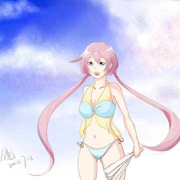水着少女