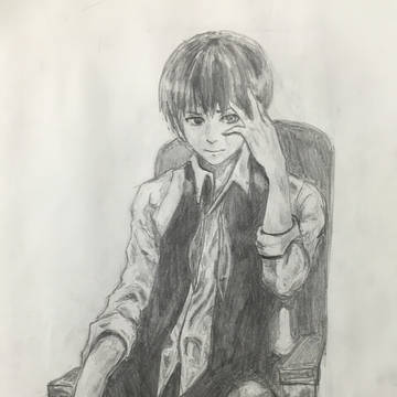 1巻表紙絵カネキ