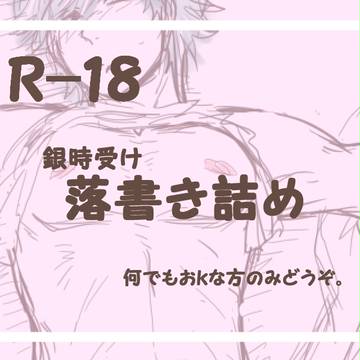 【R-18】落書き詰め2【銀時受け】