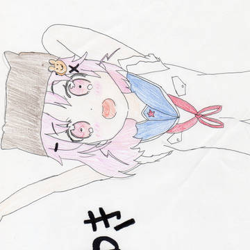 かっごうぐらしのゆき描いてみた