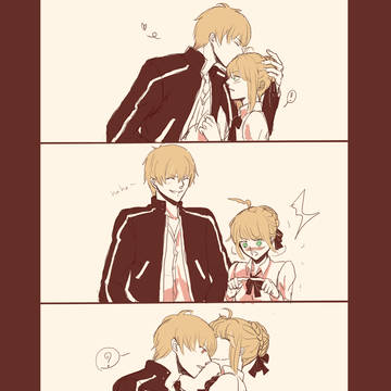 #Fate-GilxSaber