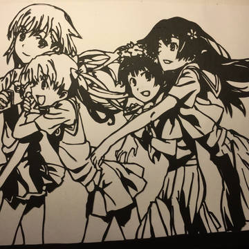 とある科学の超電磁砲 切り絵
