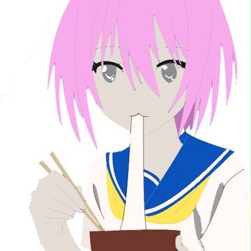 オーゾニ食べる青葉
