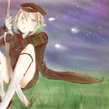 蛍が集まってくるよ