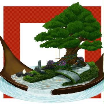 盆栽庭園