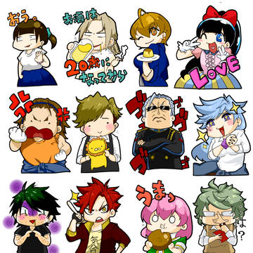 【オリジナル】シール用イラスト