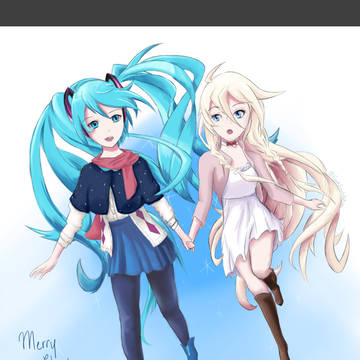 Merry Christmas from Miku and IA