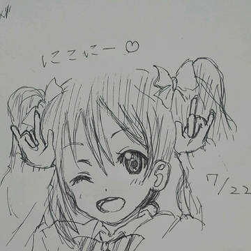 落書き♡にこにー♡Birthday