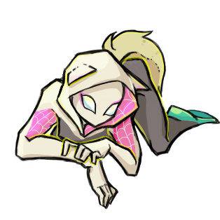 にゃんこなグウェンさんかいてみた。