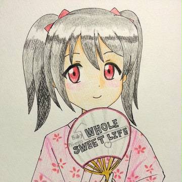 浴衣にこにー