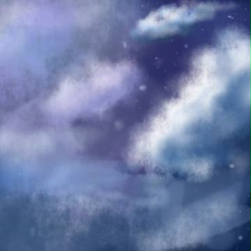 第一次畫雲