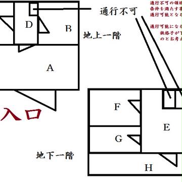 【大正上森】かくして嗤う・後編 見取り図