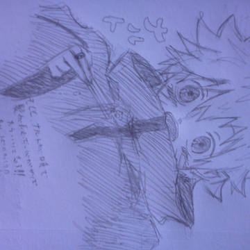 ナルト描いてみた