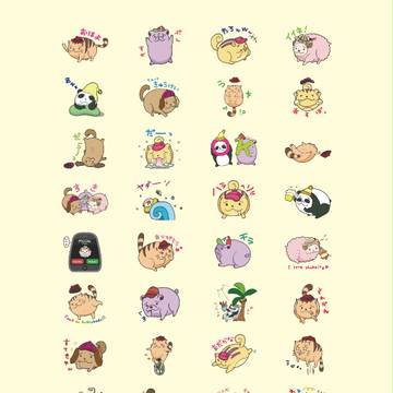 LINEスタンプ『もるもる』