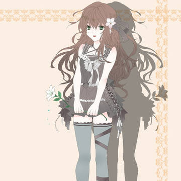 白花ワンピース