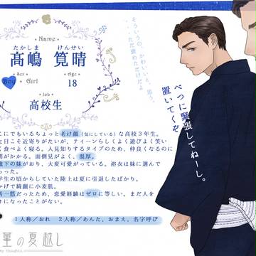 【三夏】髙嶋 筧晴【住民票】