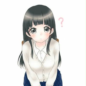 上目遣いの女の子