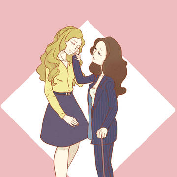 Alana and Margot