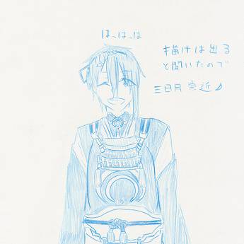 描けば出るそう信じて描きました(∩´∀｀)∩