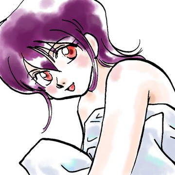 白ドレスの娘。