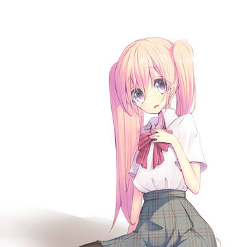 ピンク髪