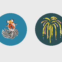 夏のドット絵