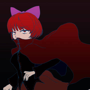 柳の下でこんばんは