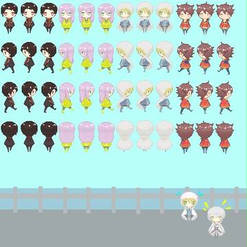 刀剣乱舞の二次創作ゲームつくってます。８