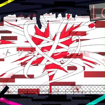 ストリーミングハート合唱使用イラスト