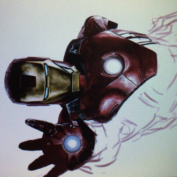 アイアンマン 描きかけ2