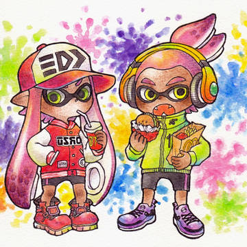 イカちゃんとジャンクフード