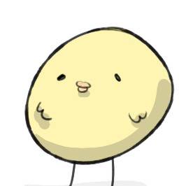 寂しいひよこくん
