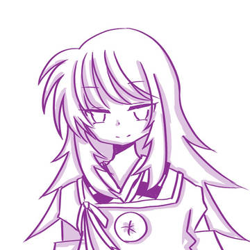 白童子落書き