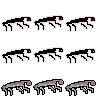 RPGツクールVX向けキャラチップ　謎の4足歩行生物1