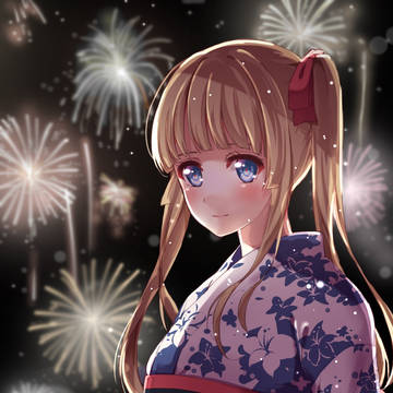 メインヒロイン 浴衣1