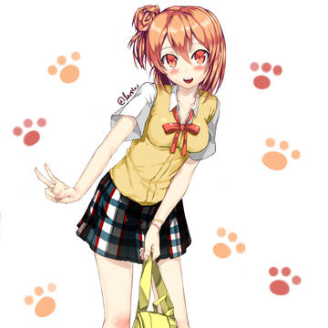 由比ヶ浜 結衣を描いてみました