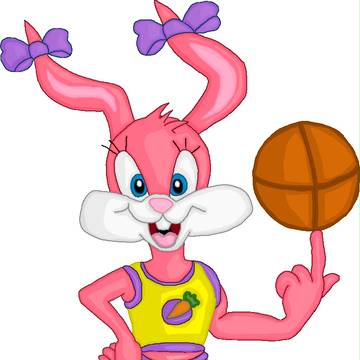 Babs as a basketball player