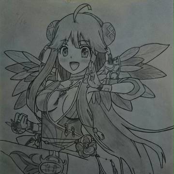 チュンメイ 模写