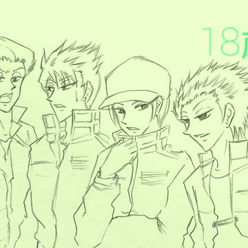 18歳組新規登場♡落書き