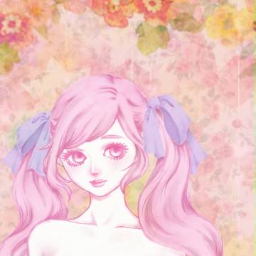 ピンクの女の子