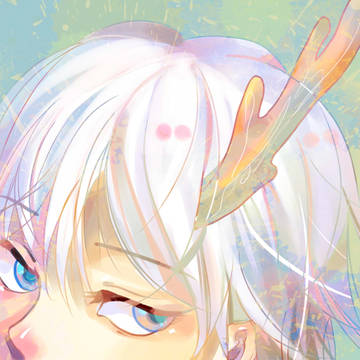 鹿角男子
