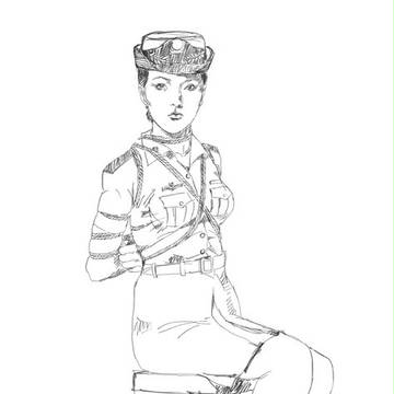 女兵紧缚