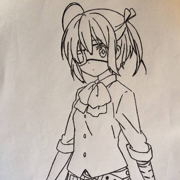 小鸟游六花（线稿）