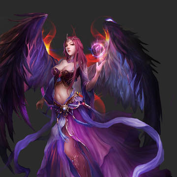 名动漫学员作品《堕落天使》