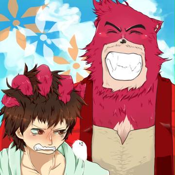 「誰がテメーの子だ！！」